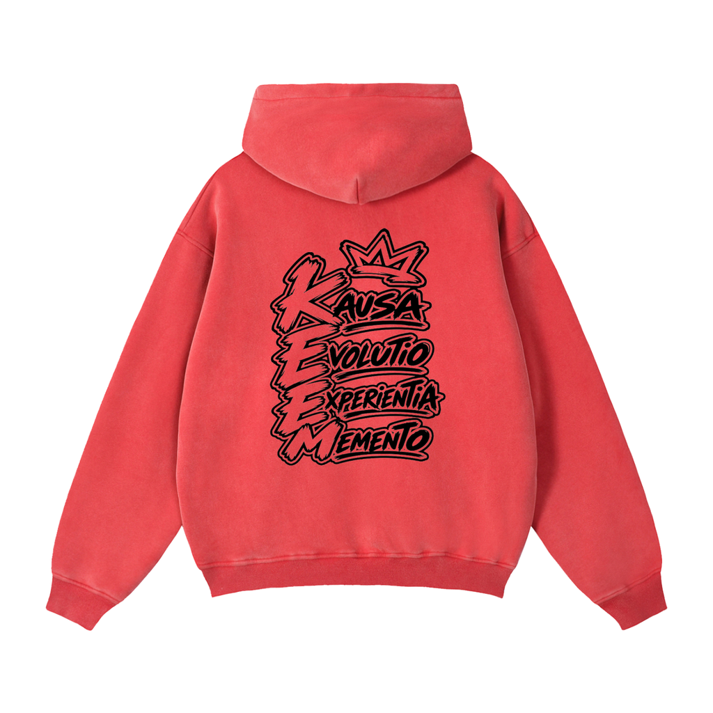 Zip-Through Boxy Fleece Hoodie