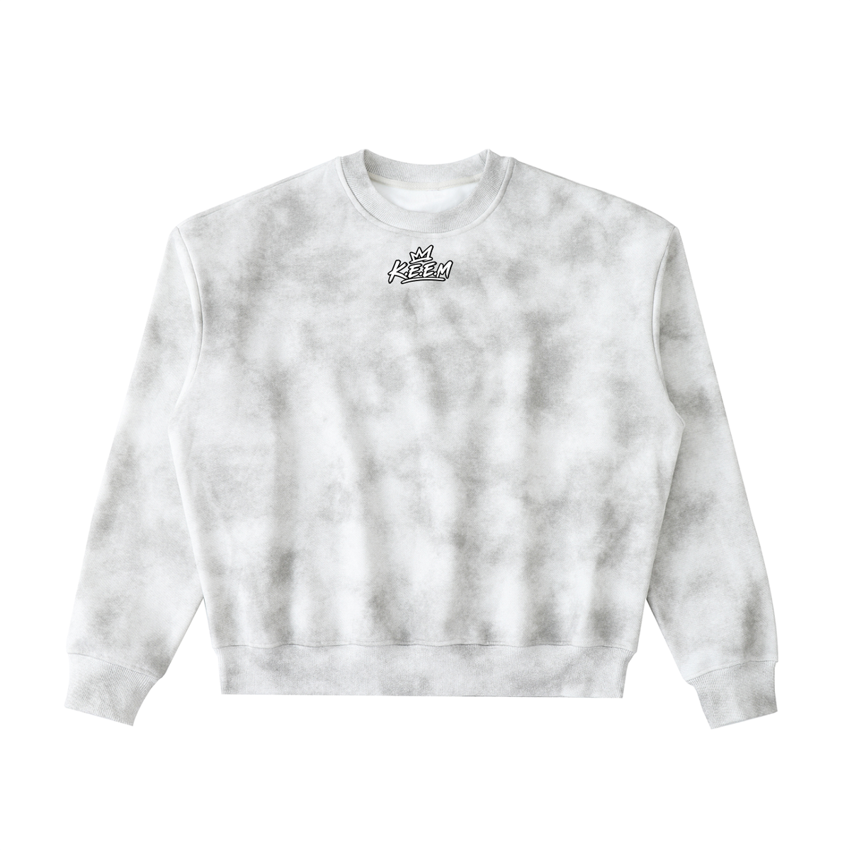 Dirty Washed Boxy Fleeced Sweatshirt