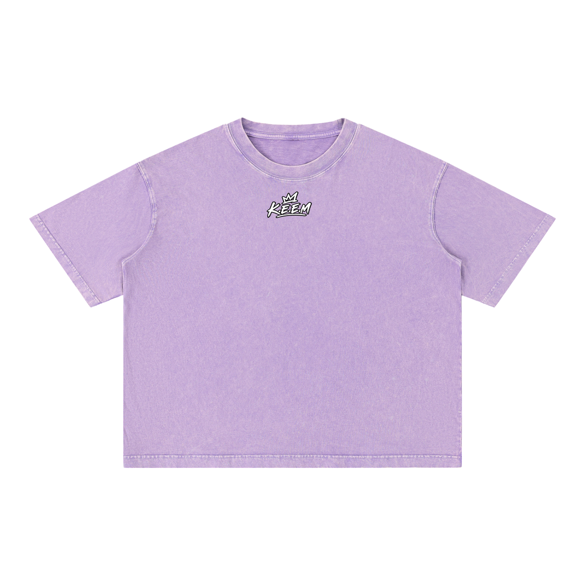Mineral Wash Boxy Cotton T-Shirt