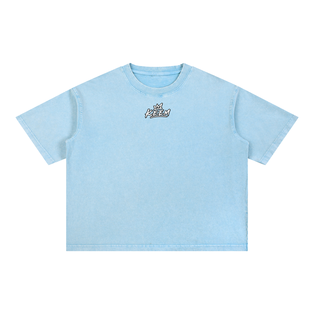 Mineral Wash Boxy Cotton T-Shirt