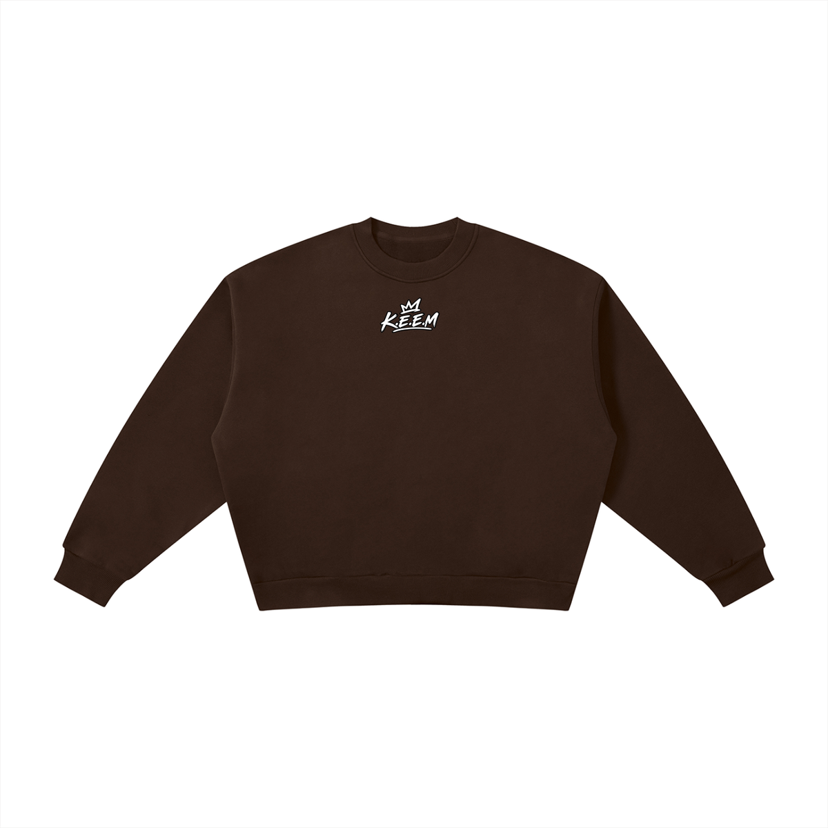 Boxy Fleece Crewneck Sweatshirt