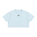 Women's Mineral Wash Cotton Crop T-Shirt