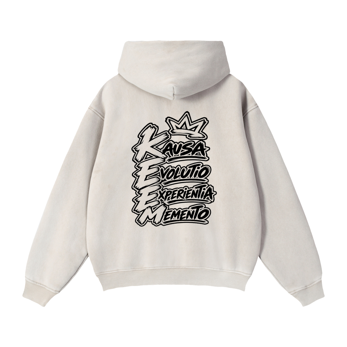 Zip-Through Boxy Fleece Hoodie