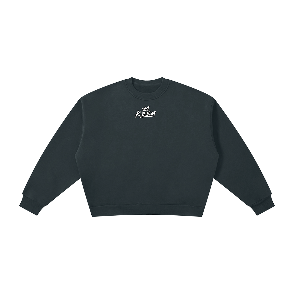 Boxy Fleece Crewneck Sweatshirt