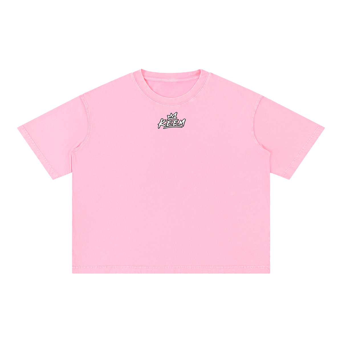 Mineral Wash Boxy Cotton T-Shirt