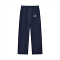 Curved Stripe Straight Sweatpants