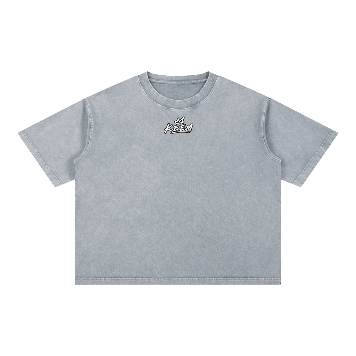 Mineral Wash Boxy Cotton T-Shirt
