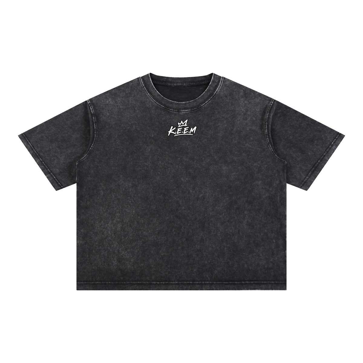 Mineral Wash Boxy Cotton T-Shirt