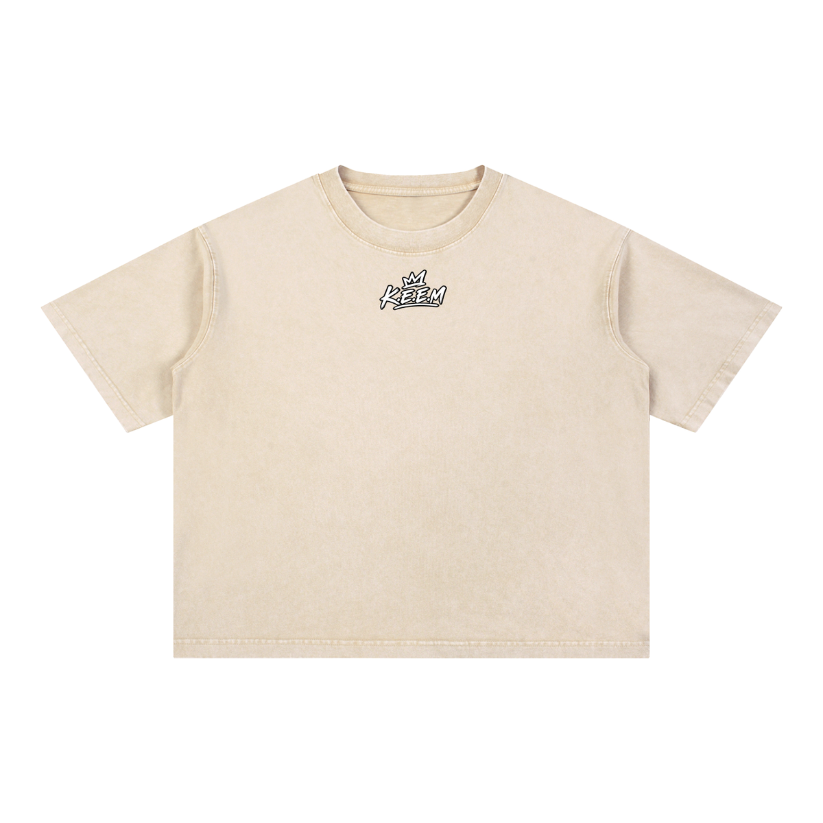 Mineral Wash Boxy Cotton T-Shirt