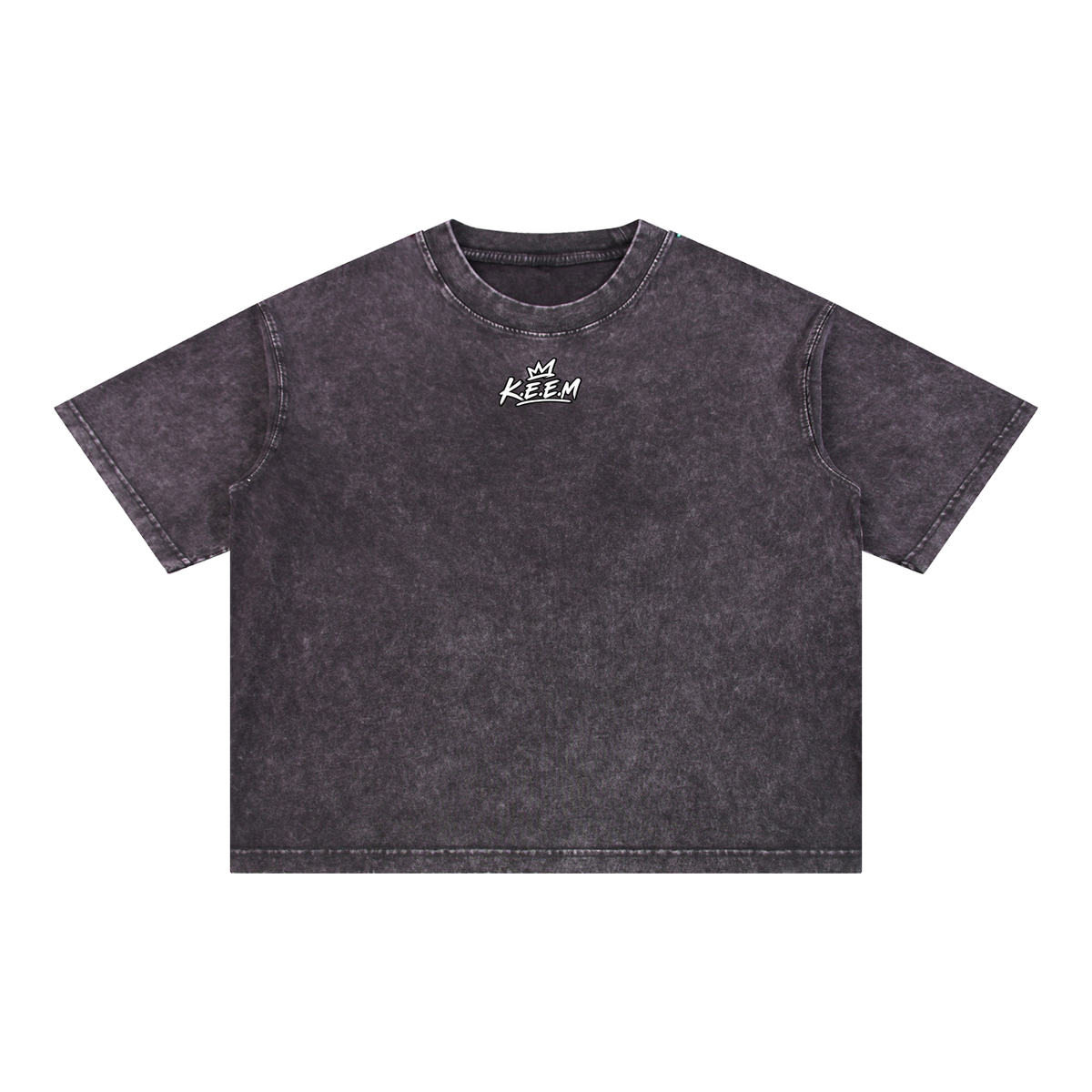 Mineral Wash Boxy Cotton T-Shirt
