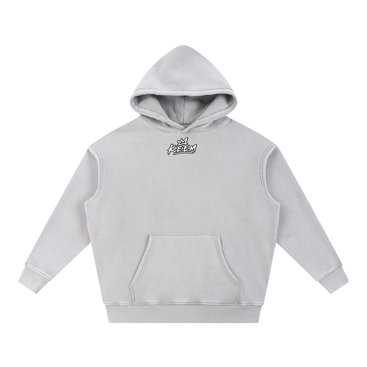 Snow Wash Fleece Oversize Hoodie